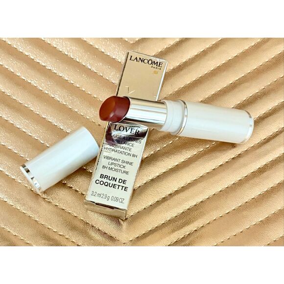 LANCÔME - NWT Shine Lover Vibrant Shine Lipstick in Brun de Coquette (286) - Picture 1 of 11
